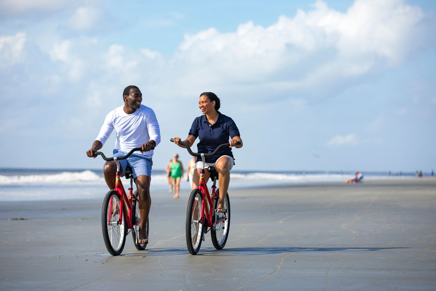 People Riding Bicycles